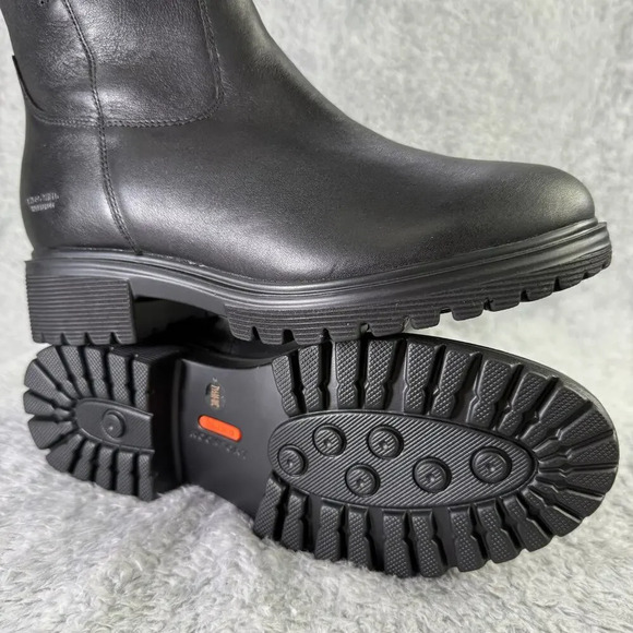 Rockport Ivette Knee-High Boots Black Zipper Women's 7.5 M Wide Calf Waterproof - Picture 6 of 11